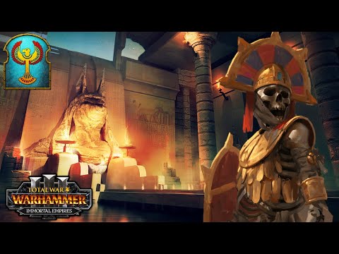 BATTLE FOR THE TEMPLE OF USIRIAN - Awaken the Tomb Kings Constructs - Total War Warhammer 3