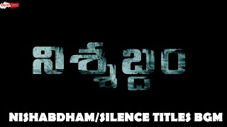 Download lagu Nishabdham Titles BGM | Silence Titles BGM | Nishabdham/Silence BGMs | Girishh G BGMs mp3