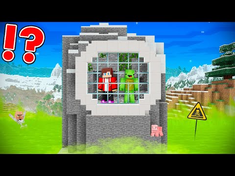 INSTANT KILLING POISON vs Security SHELTER in Minecraft - Maizen JJ and Mikey