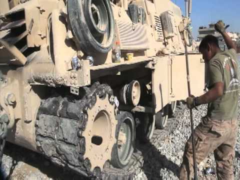 Thumbnail for B-Roll of Marines Replacing a Track by Vehicle