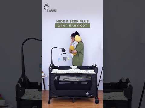 R For Rabbit Hide And Seek Plus Baby Crib Hanging Toys Bar With Soothing Music