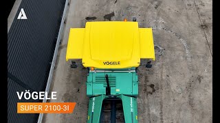 Vögele Super 2100-3i | From Used Machinery to Factory-Fresh by ALTCON Equipment