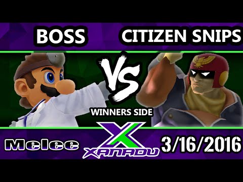 S@X 141 - TCG | Boss (Dr.Mario) Vs. Citizen Snips (Captain Falcon) SSBM Tournament - Smash Melee