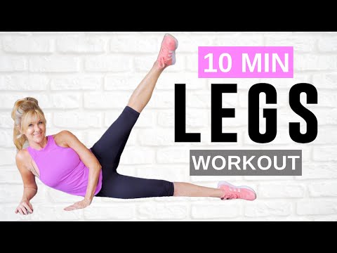 10 Minute Legs Workout For Women Over 50 | Indoor Workout!