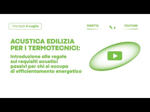 Acustica edilizia per i termotecnici