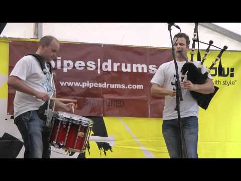 Stuart MacKenzie & Graeme Parker (2 of 3) - Piping Live 2011