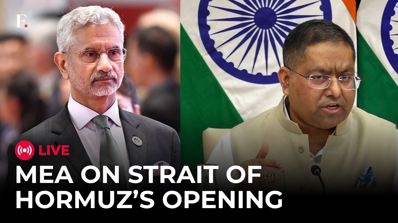 MEA Briefing LIVE: India Welcomes Opening of Strait of Hormuz | US Iran War