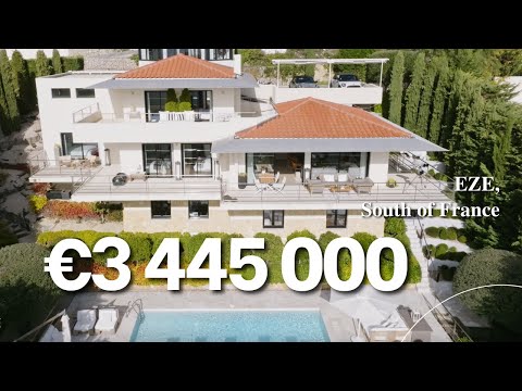 Superb villa in a private domain with sea view in Eze, South of France / SPARK & PARTNERS