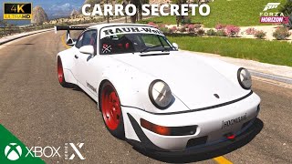 Desbloqueando Carro Secreto Porsche 911 Hoonigan Rauh-Welt Begriff Turbo Forza Horizon5 SeriesX (4K)