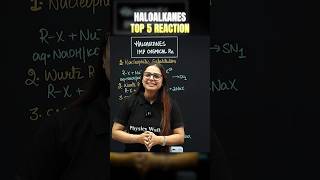 Top 5 Important Reactions of Haloalkanes🔥 | haloalkanes and haloarenes class 12 #pw