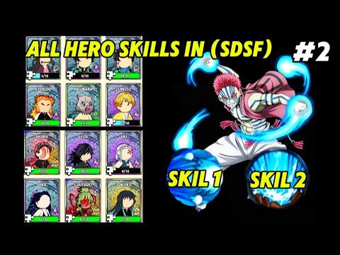 All Hero skills in SDSF [Stick Demon Shadow Fight] part 2