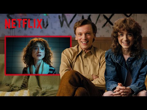 The Stranger Things Cast React to Nancy Getting Out of Vecna's Trance | Netflix