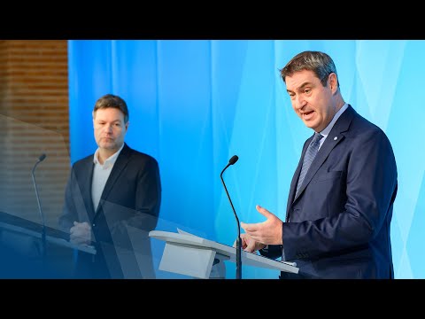 Video in Gebärdensprache: Pressekonferenz mit Dr. Söder und Dr. Habeck (20.01.22) - Bayern