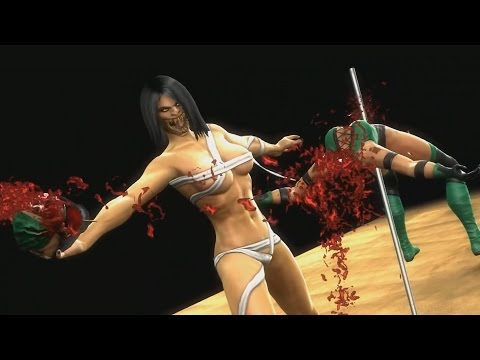 Mortal Kombat 9 Komplete Edition - Mileena Flesh Pit Costume / Skin *All Fatality Swap**MOD* (HD)