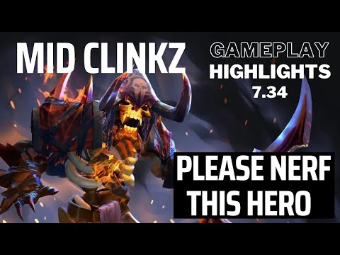 Clinkz Mid Lane, This Cant be Allowed! | Dota 2 Ranked Legend Gameplay