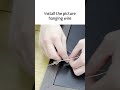 Easy tutorial: how to install D-rings and picture wire on a frame
