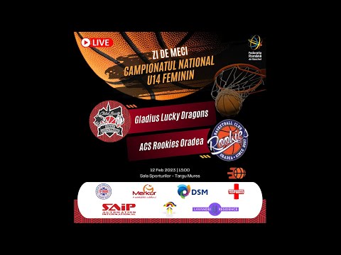 CAMPIONATUL NATIONAL U14F - TURNEUL SEMIFINAL: ACS GLADIUS LUCKY DRAGONS vs. ACS ROOKIES ORADEA