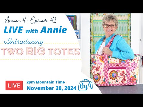Introducing Two Big Totes by Annie