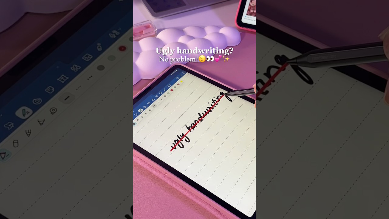 Ugly handwriting? No problem! #goodnotes #scribbles #goodnotestips