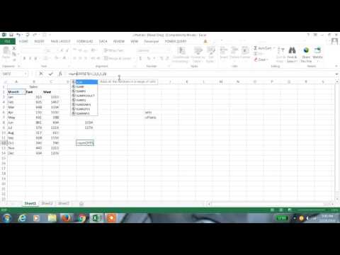 Excel 2013 Tutorial#80 Offset in Excel 2013