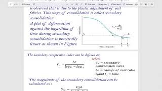 Jayoti Vidyapeeth - Geotechnical Engineering - SECONDARY CONSOLIDATION SETTLEMENT