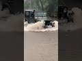 Driving Modified Thar In Deep Rain Water Status Shorts Arunpanwar Carslover Thar Tharlovers