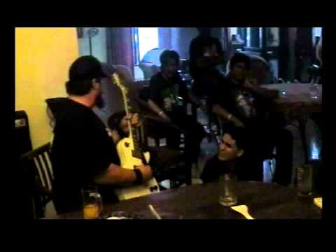 Lance Lopez killin' it @ Rama Satria's home