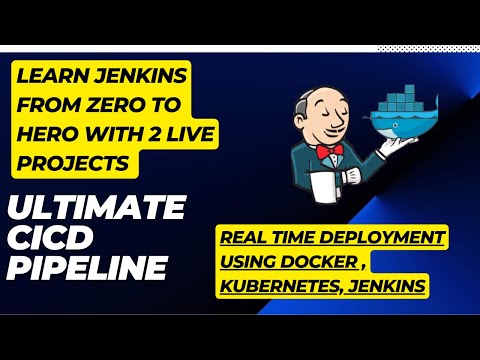 Jenkins ZERO to HERO|2 Live CICD Project Using Docker And Kubernetes -Jenkins-Kubernetes Integration