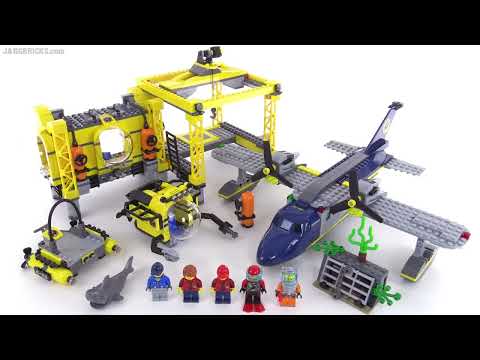 🔄 LEGO City 2015 Deep Sea Operation Base review! 60096 re upload