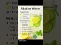 Alkaline Water For A Flat Belly Beat Bloating Naturally Shorts Trending Viral Ytshorts