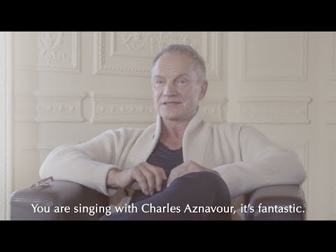 Sting Discusses DUETS - L'Amour C'est Comme Un Jour with Charles Aznavour
