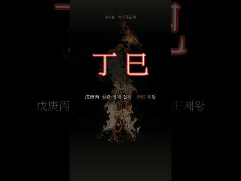 제 자리에서 타오르는 불 | 정사(丁巳) 일주