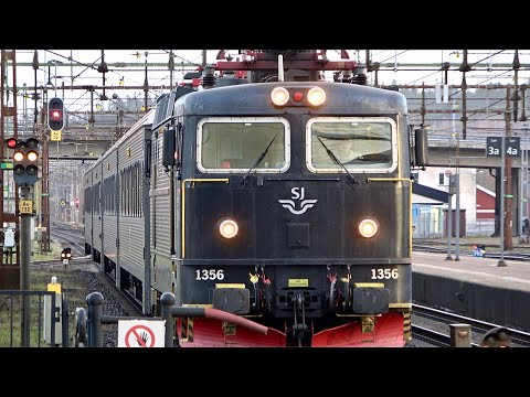 Tåg i Alvesta januari 2021