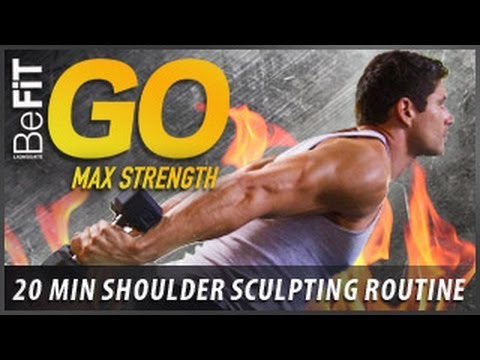 BeFiT GO | Max Strength- 20 Minute Shoulder Sculpting Exercise Routine