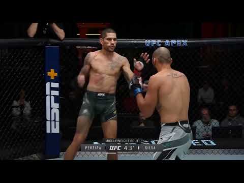 Alex Pereira VS Bruno Silva Full Fight HD