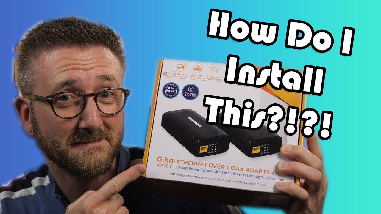How to Install a Coax to Ethernet Adapter Kit (ft. Comtrend GCA-7000)