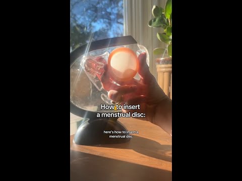 How to Insert a Menstrual Disc