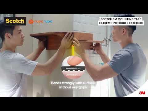 Gambar Scotch 3M Mounting Tape Extreme Interior & Exterior 19 mm X 4 Mtr