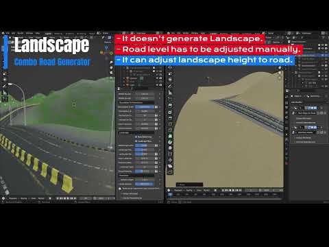 Road Generator Comparison  Combo vs Mountain