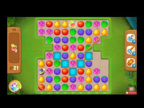 Gardenscapes Level 43 NO BOOSTERS - A S GAMING ✔