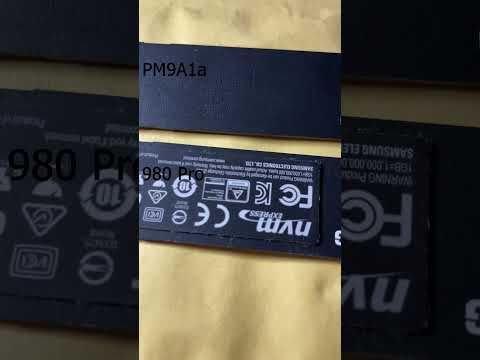 Samsung PM9A1a 512Gb против 980 Pro 500 Gb #nvme #ссд #samsung #pm9a1