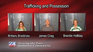 Three People Face Drug Trafficking and Possession Charges