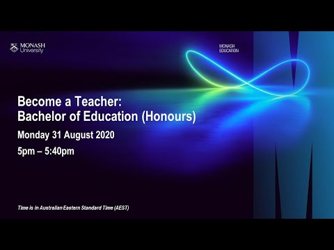 Become a Teacher: Bachelor of Education (Honours)