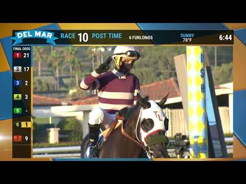 Governer Goteven wins Generous Portion Stakes race 10 at Del Mar 08/30/20
