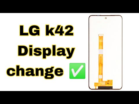 LG k42 mobile ki display change karna sikhe || mobile folder change
