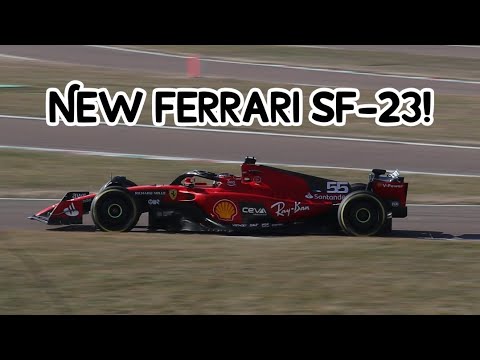 Ferrari SF-23 Filming Day Fiorano Charles Leclerc Carlos Sainz