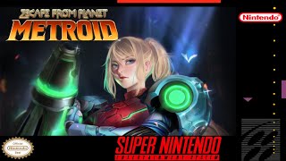 Super Metroid: Escape from Planet Metroid  [SNES] Longplay