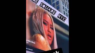 Kat Deluna In New York Times Square 2023💙🇩🇴🇺🇲