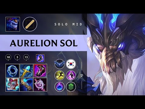 Aurelion Sol Mid vs Zed - KR Diamond Patch 26.02