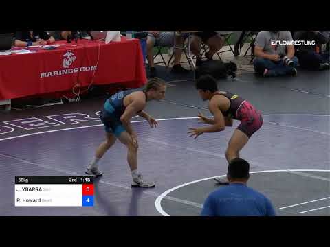 55 Kg Rr Rnd 1 Jesse YBARRA Sunnyside Wrestling Club Vs Robert Howard TMWC Bitetto Trained 2